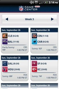 NFL.com Game Center Live App for Android
