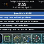 Ignore Call & Send Custom Text Message with ASAP app for Blackberry