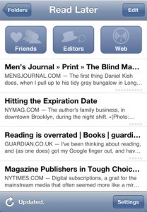 iPhone Instapaper app review