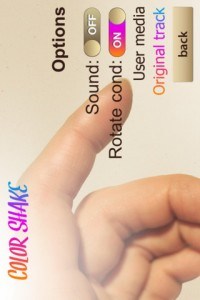 Color Shake App for iPhone