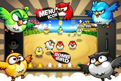 Bird Rush Free App for iPhone