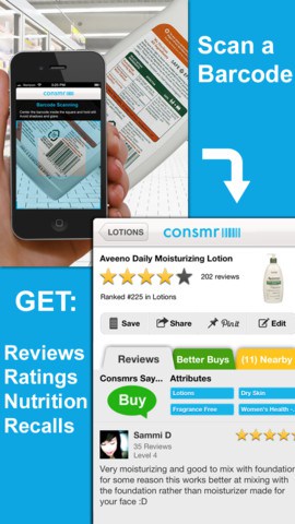 Consmr App for iPhone