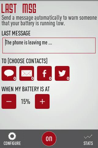 Last Message App for Android
