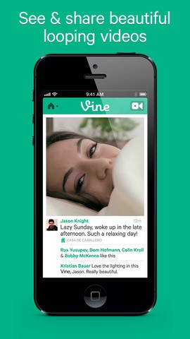 Vine App for iPhone