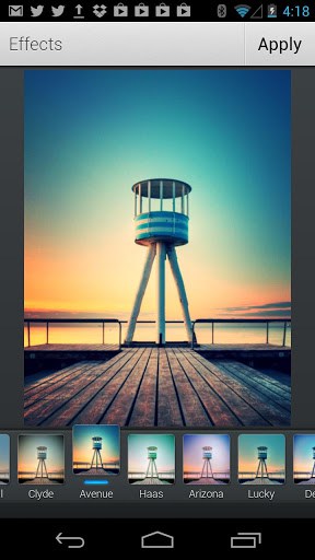 Aviary Photo Editor App for Android