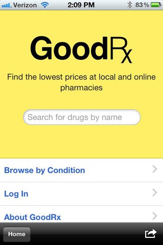 GoodRx App for iPhone