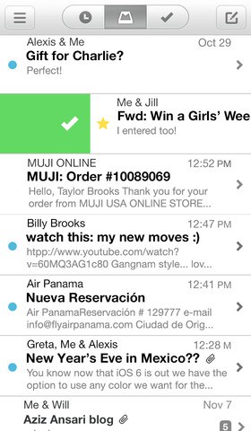 Mailbox App for iPhone