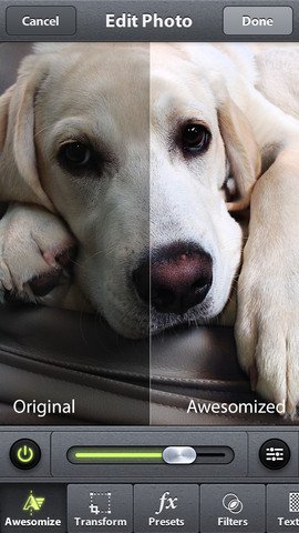 Camera Awesome App for iPhone