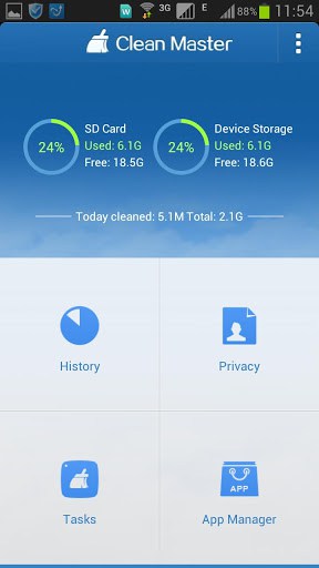 Clean Master App for Android