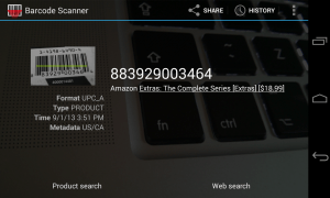 NeoReader QR Barcode Scanner App for Android