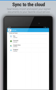 SignEasy app for Android