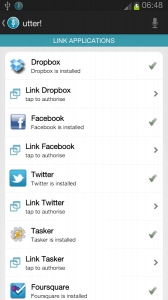 Utter Voice Commands App for Android
