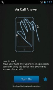 Air Call Answer App for Android