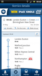 National Rail Enquiries App for Android
