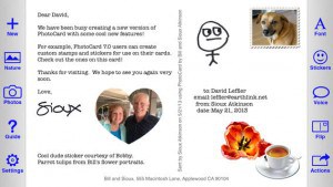 PhotoCard Lite App for iPhone