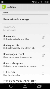 Kronia Browser App for Android