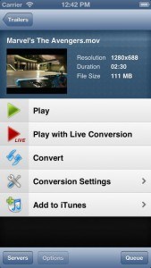 Air Video Free App for iPhone