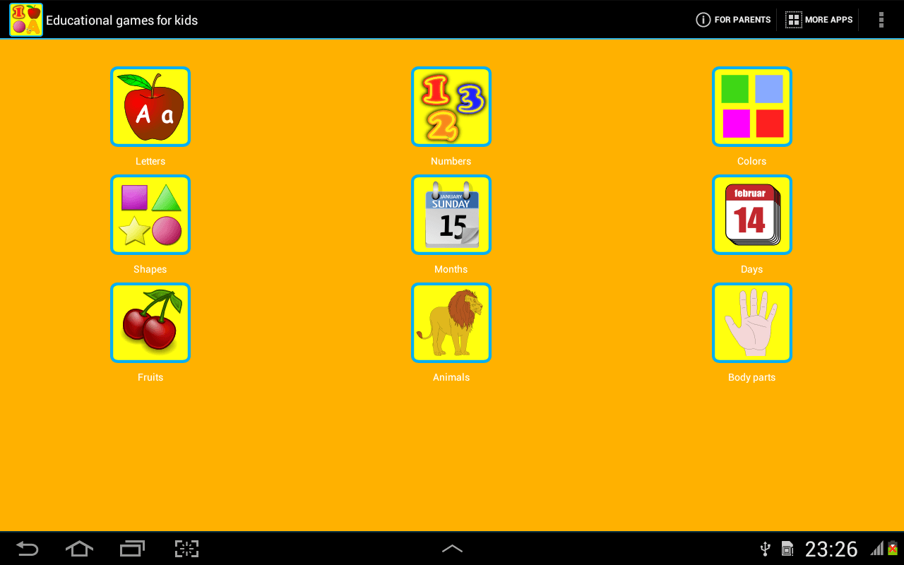 Educational Games For Kids Android App Review