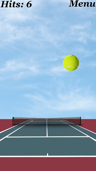 Virtual Tennis Hit the Ball iPhone Game App