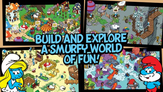 Smurf’s Village iPhone Game App Review
