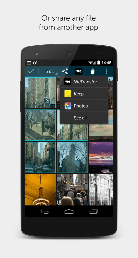 WeTransfer Android App Review