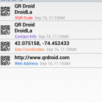 QR Droid Code Scanner Android App Review