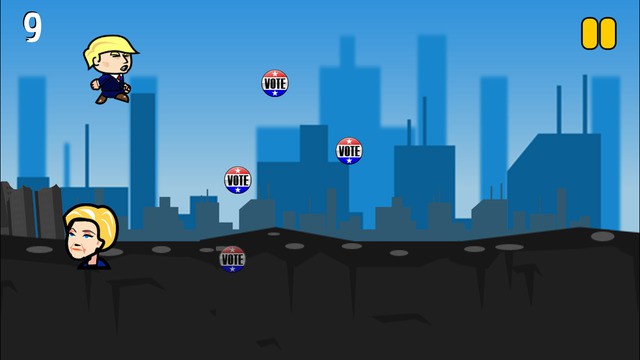 Donald Trump Jump The Quest for Votes iPhone Game App