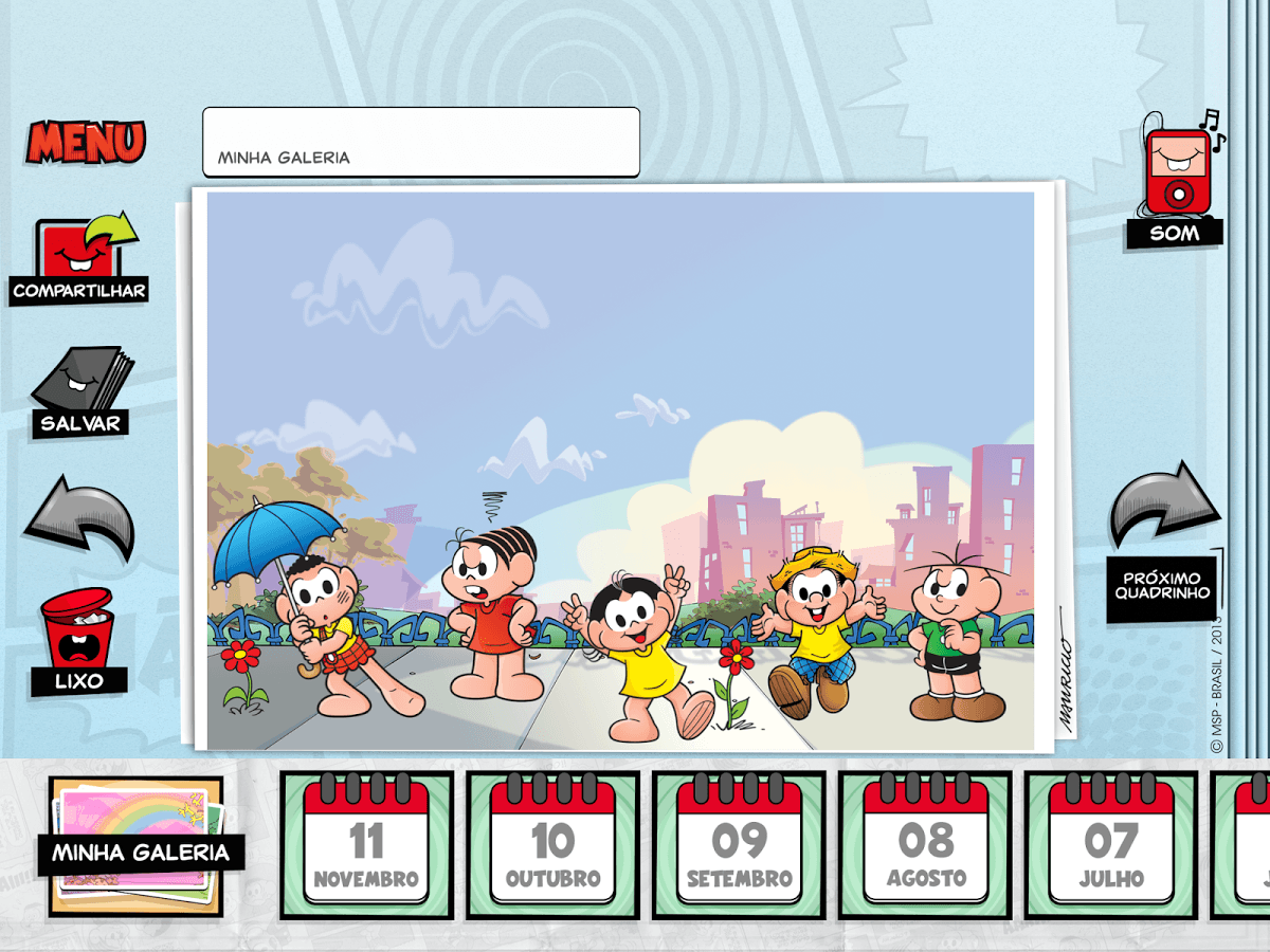 Monica Comic Strip Factory Android App