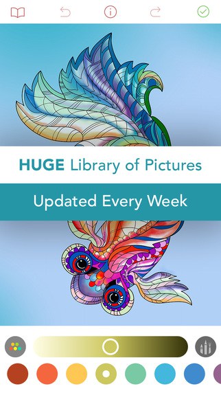 Pigment – Adult Coloring Book for iPhone Review