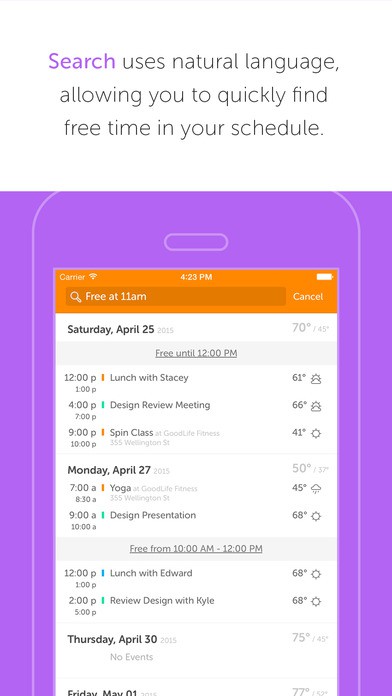 Horizon 3 Calendar Weather iPhone App Review