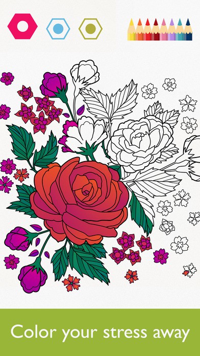 Colorfy Coloring Book for Adults iPhone App Review