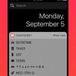 Cheatsheet Widget iPhone App Review