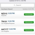 NZ Airport Flight Information iPhone App Review
