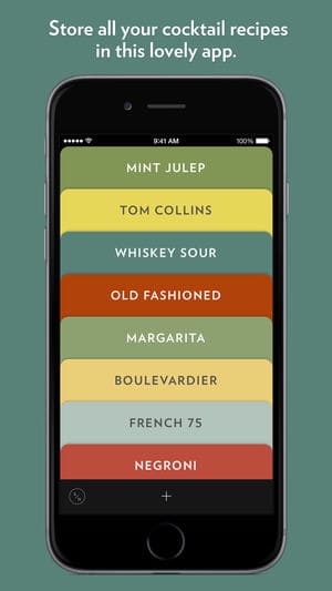 Highball Share Collect Cocktails iPhone App Review