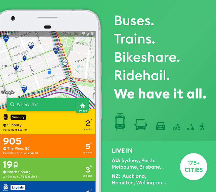 Transit Real-Time Transport Android App Review