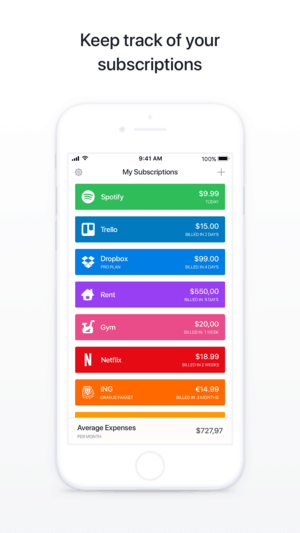 Bobby Track Subscriptions iPhone App
