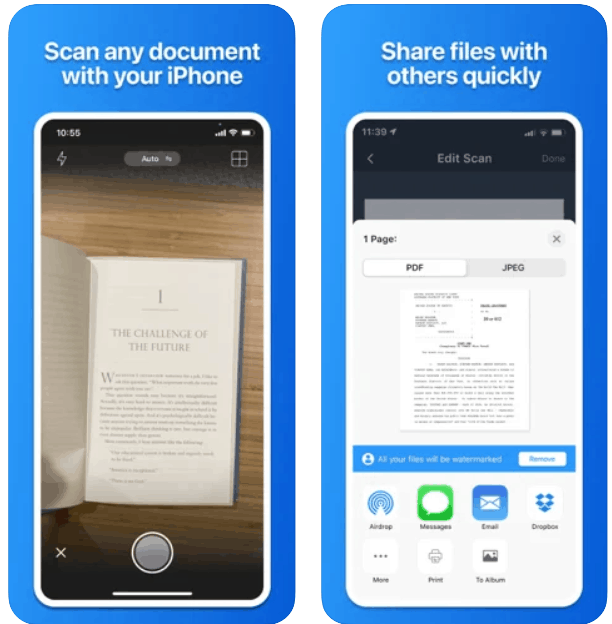 SkyBox Scanner PDF Scanner iPhone App