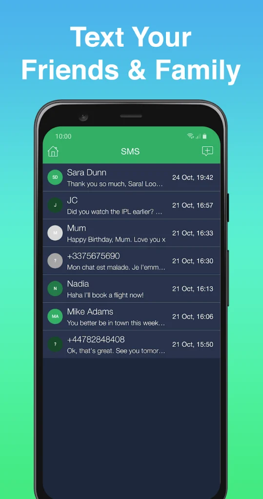 Vyke Second Phone Android App Review