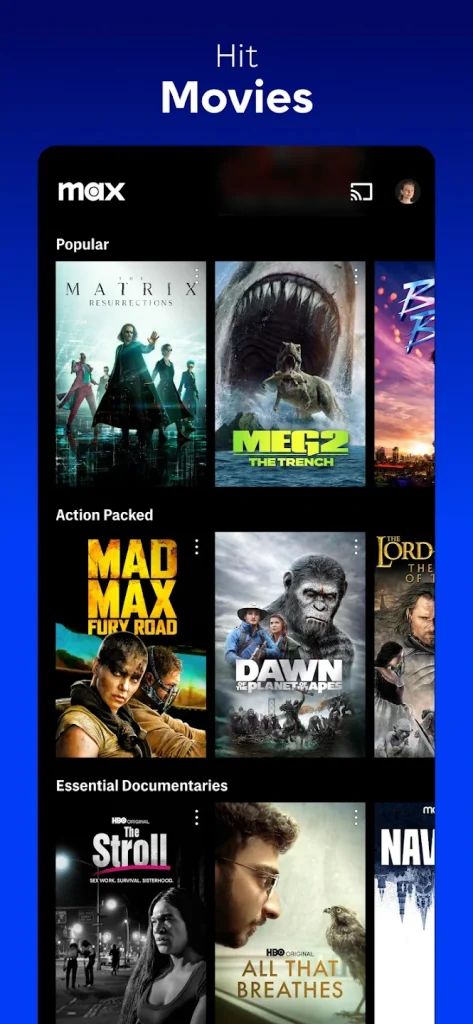 Max: Stream HBO, TV, & Movies Android App Review