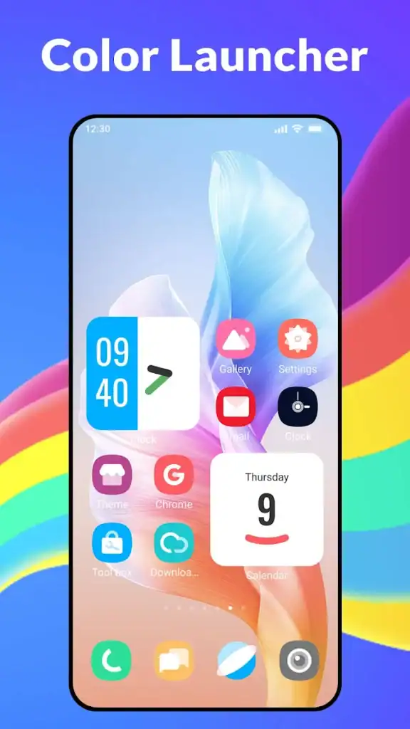 Color Launcher, cool themes Android App Review
